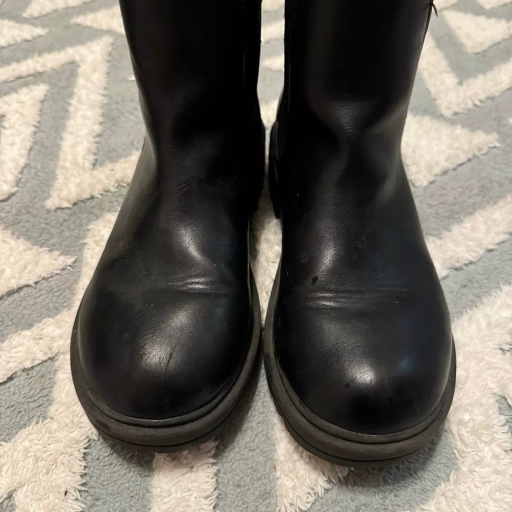 Black Leather Boots
